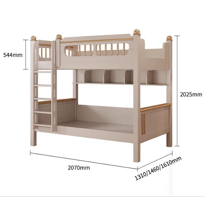 Bunk Bed With Stairs And Slide - Детская мебель для спальни: двухъярусная кровать