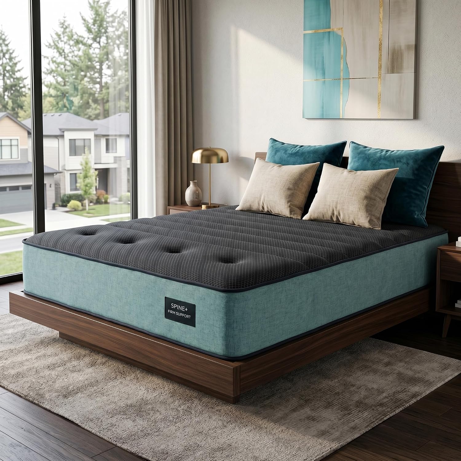 Memory Foam Mattress In A Box Queen - Матрас Queen-размера 12 дюймов, особо жесткий,