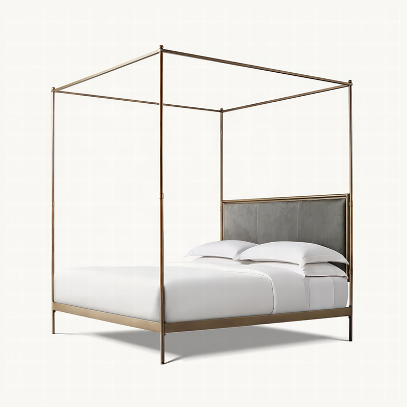 Современная металлическая кров – обзор и цена Canopy Bed Frame Metal Queen