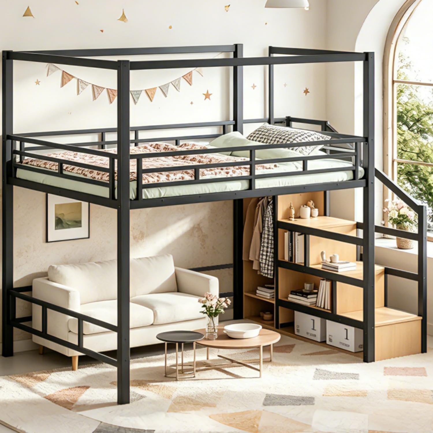 Двухъярусная кровать Queen с л – обзор и цена Canopy Bed Frame Metal Queen