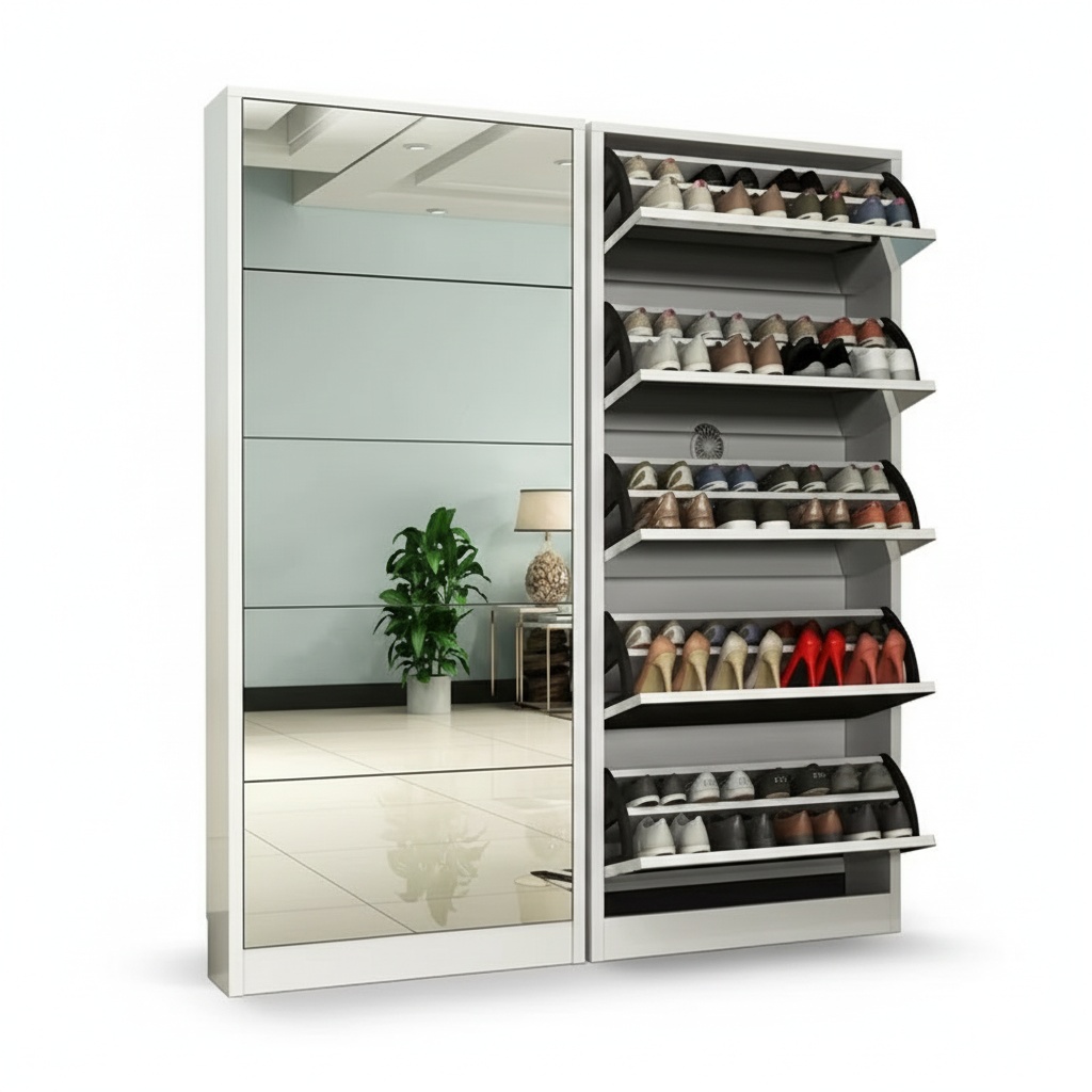 Современная деревянная тумба д – обзор и цена Shoe Rack Cabinet Narrow Entryway