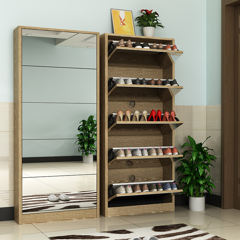 Современная деревянная тумба д – обзор и цена Shoe Rack Cabinet Narrow Entryway