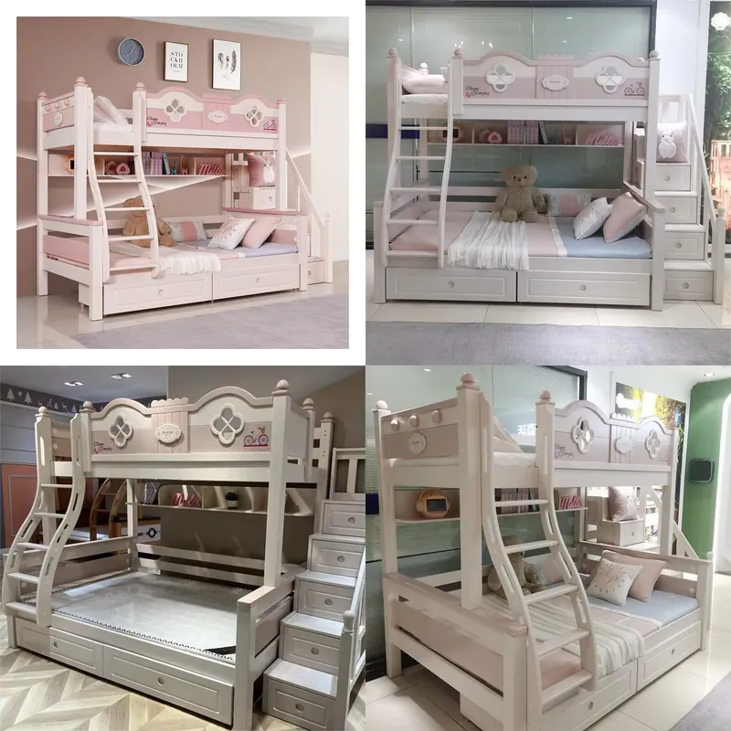 Современная роскошная двухъяру – обзор и цена Bunk Bed With Stairs And Slide