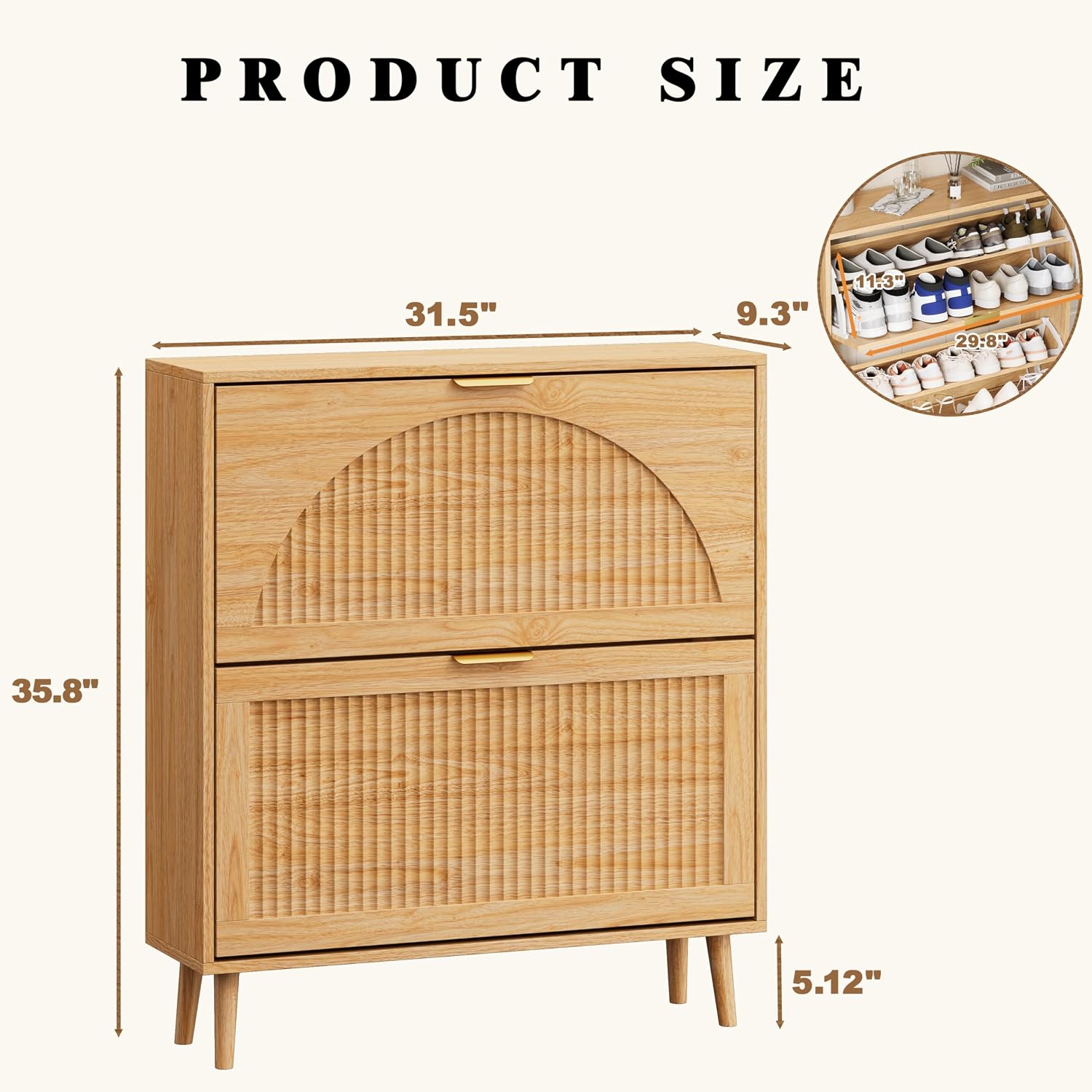 Деревянный шкаф для обуви с дв – обзор и цена Shoe Rack Cabinet Narrow Entryway