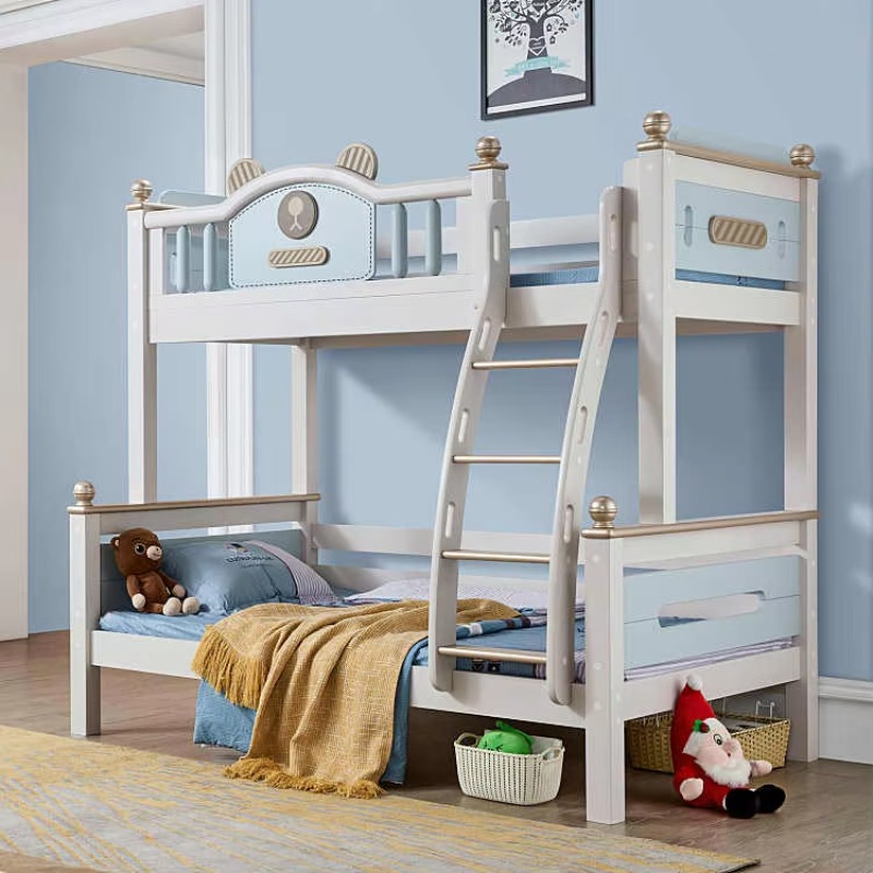 Современная простая многофункц – обзор и цена Bunk Bed With Stairs And Slide