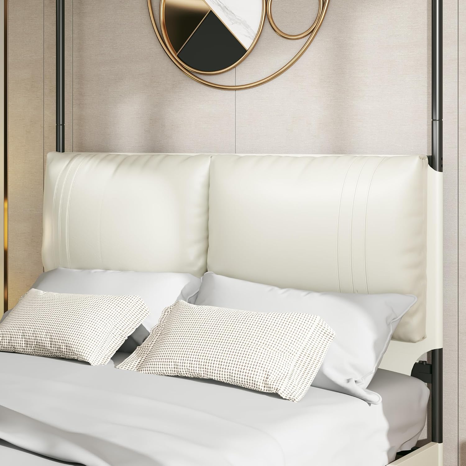 Кровать-королева с балдахином, – обзор и цена Canopy Bed Frame Metal Queen