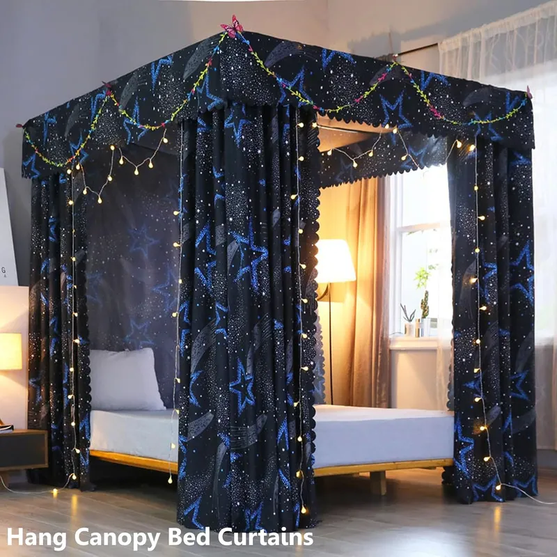 Премиальные металлические стой – обзор и цена Canopy Bed Frame Metal Queen