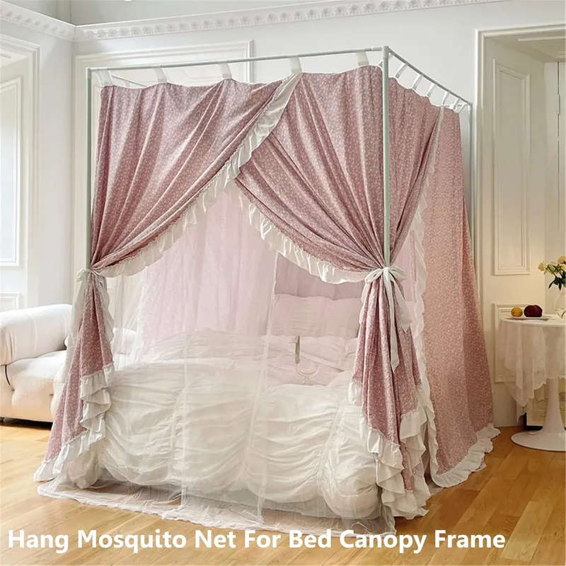 Премиальные металлические стой – обзор и цена Canopy Bed Frame Metal Queen