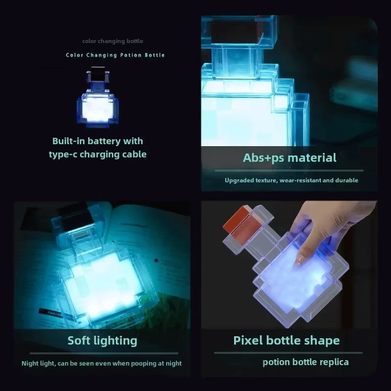 Светодиодный ночник MC Game 7  – обзор и цена Floating Nightstand With Led Light