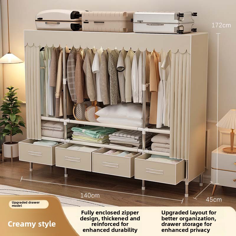 Портативный шкаф с чехлом, скл – обзор и цена Wardrobe Closet Portable Fabric Cover