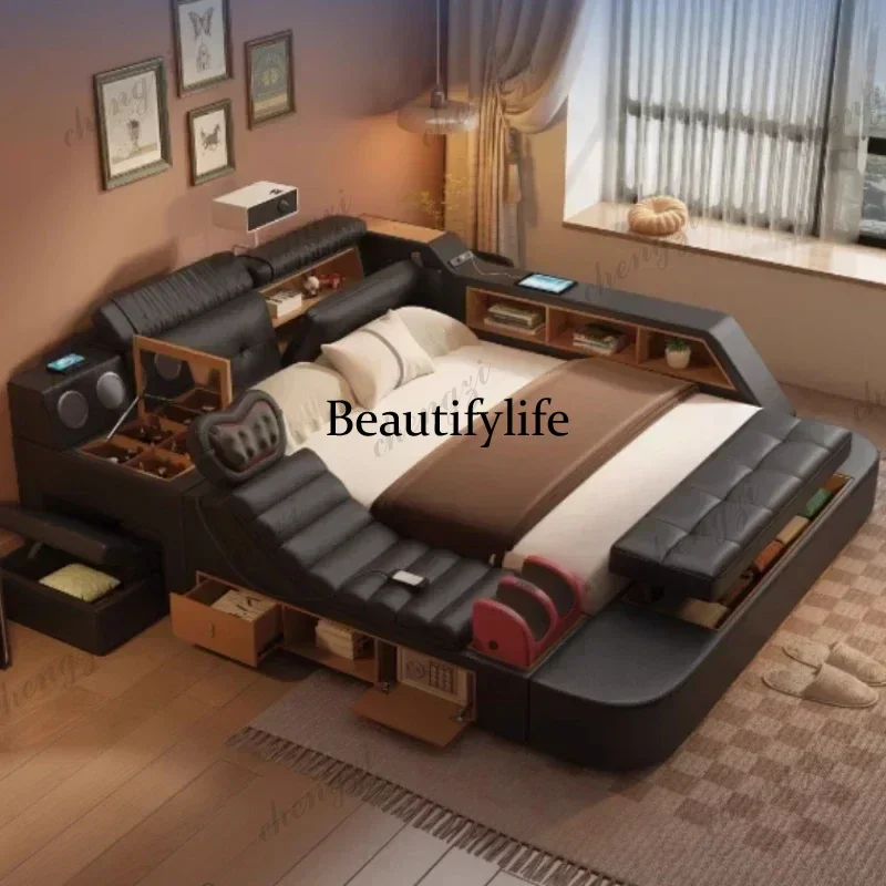 Двуспальная кровать A182 Black – обзор и цена King Size Bed Frame With Storage Drawers