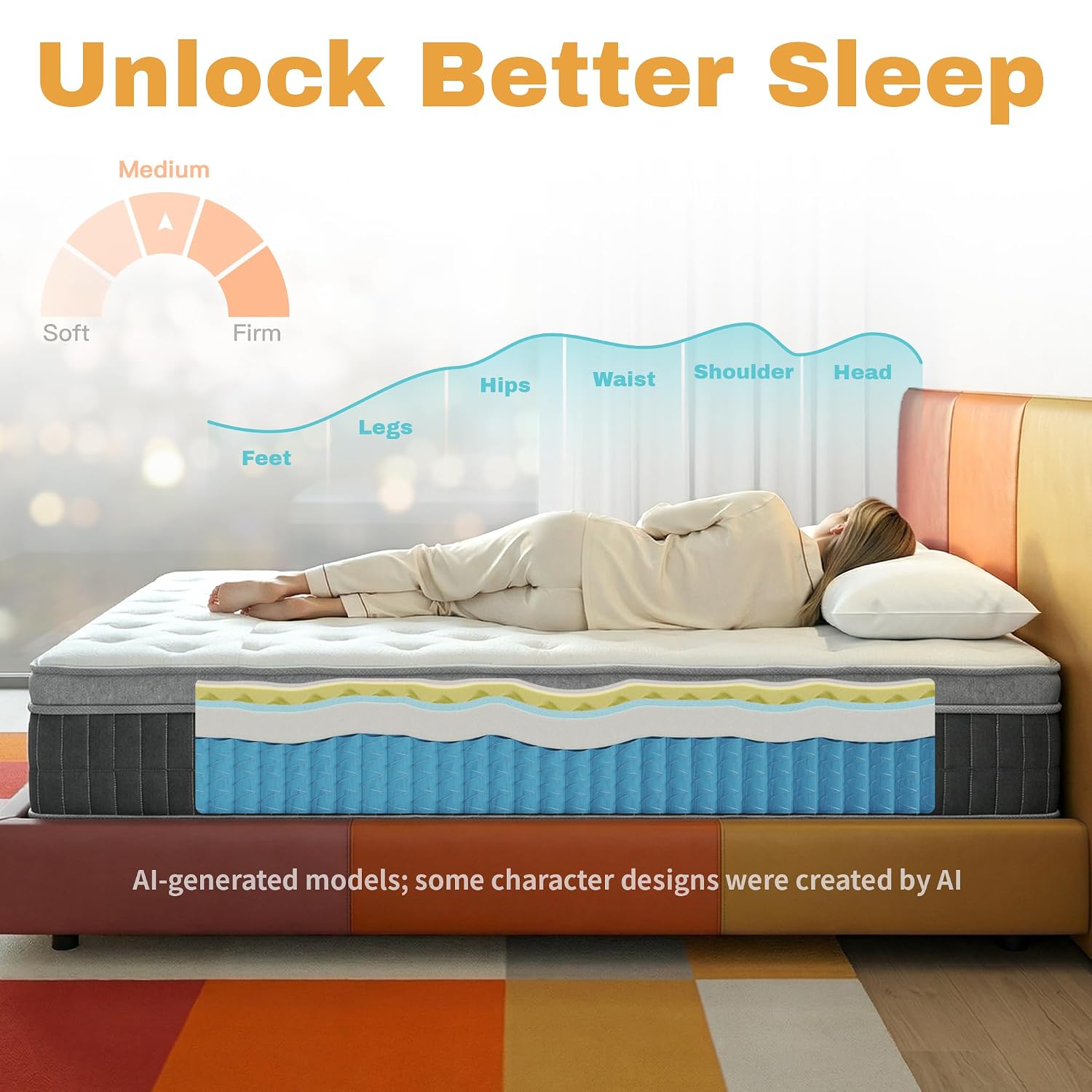 Матрас Queen Size в коробке, 1 – обзор и цена Memory Foam Mattress In A Box Queen