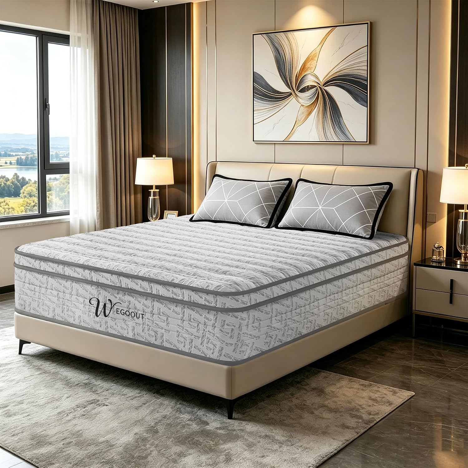 Матрас размера Queen, 12 дюймо – обзор и цена Memory Foam Mattress In A Box Queen