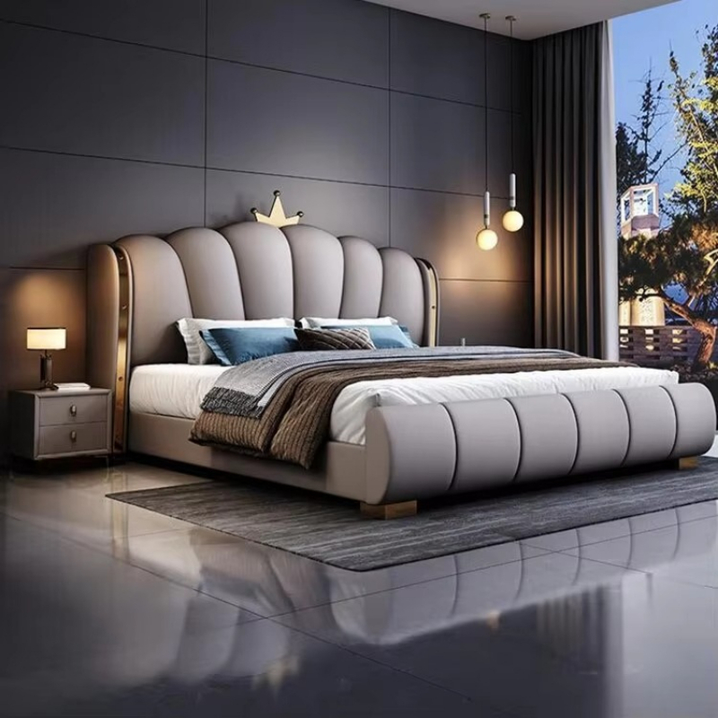 Современная роскошная деревянн – обзор и цена King Size Bed Frame With Storage Drawers