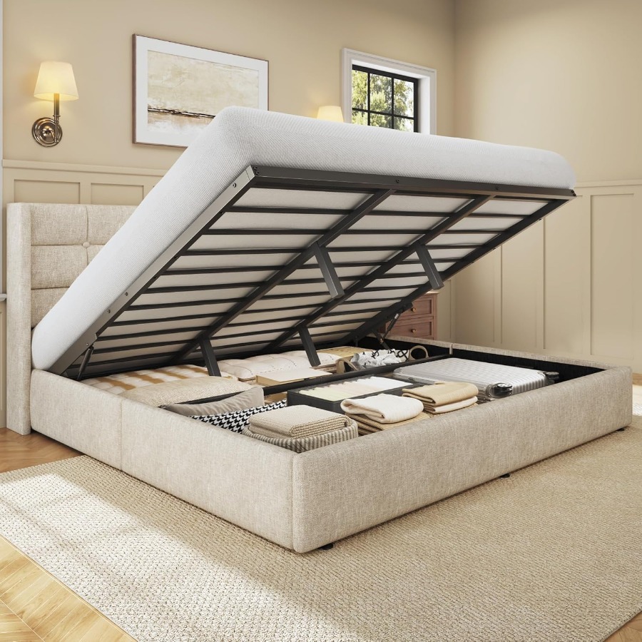 Размер: кровать с подъемным ме – обзор и цена Gas Lift Storage Bed Hydraulic