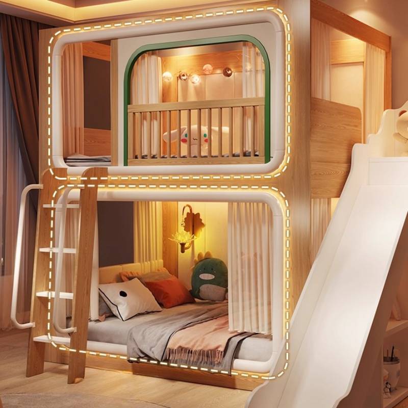 Двухэтажные детские кровати в  – обзор и цена Bunk Bed With Stairs And Slide